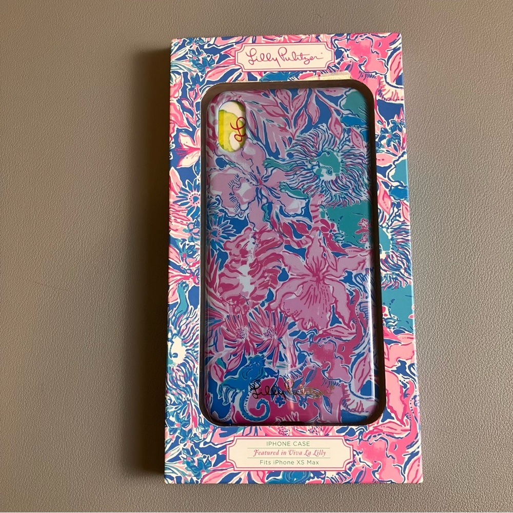 NWT Lilly Pulitzer iPhone XS Max iPhone Case in Viva La Lilly